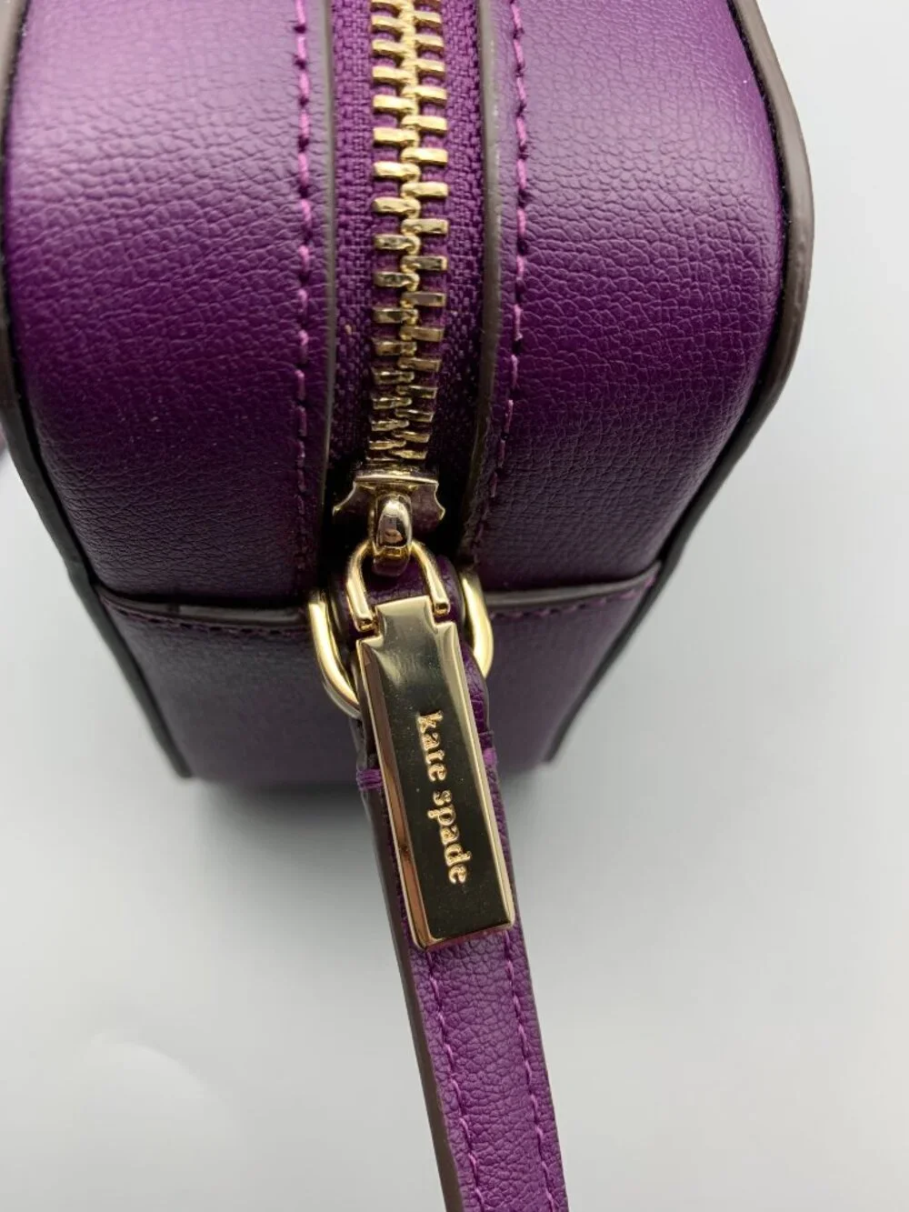 NEW Kate Spade New York Sienna Purple Crossbody Bag Purse with Gold Hardware